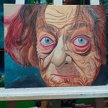 Mi proyecto del curso: Retrato contemporáneo hiperrealista de la figura humana. Drawing, Portrait Drawing, Realistic Drawing, Artistic Drawing, Oil Painting, and Figure Drawing project by Juanito Alarcon - 03.07.2024