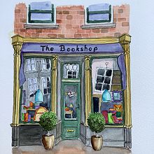 Mein Abschlussprojekt für den Kurs: Urbane Illustration mit Wasserfarben: Porträtiere deine Stadt. Painting, Drawing, and Architectural Illustration project by Claudia Grönke - 03.08.2024