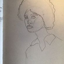 Il mio progetto del corso: Sketchbook per ritratti a grafite con la tecnica del tratteggio. Artes plásticas, Esboçado, Desenho, Desenho de retrato, e Sketchbook projeto de Diana Sellibara - 09.03.2024