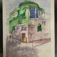 Il mio progetto del corso: Disegno architettonico con acquerello e inchiostro. Sketching, Drawing, Watercolor Painting, Architectural Illustration, Sketchbook & Ink Illustration project by Chiara Sabiu - 03.09.2024