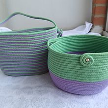 Artículos para el hogar con cordelería artesanal. Un proyecto de Diseño de complementos, Artesanía, Costura, Decoración de interiores, Tejido, DIY y Diseño textil de Arlena Romero - 09.03.2024