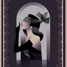 My project for course: Art Deco Style for Digital Illustration. Traditional illustration, Fine Arts, Poster Design, and Digital Illustration project by Anastasia Shorokhova-Volkova - 03.09.2024