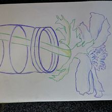 Mon projet du cours : Illustration aux crayons de couleur dans un carnet de croquis. Traditional illustration, Fine Arts, Sketching, Pencil Drawing, Drawing, Artistic Drawing, and Sketchbook project by Annie Thuvignon - 03.09.2024