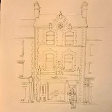 My project for course: Watercolor Urban Illustration: Portray your City. Painting, Drawing, Watercolor Painting, and Architectural Illustration project by berdowd - 03.09.2024