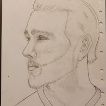 My project for course: Portrait Sketchbooking: Explore the Human Face . Schițe, Desen, Desen de portret, Desen artistic și Caiet de schițe de ylva_hindefelt - 03.10.2024