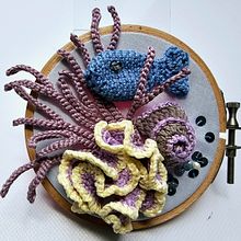 Mein Abschlussprojekt für den Kurs: Meerestiere und -pflanzen häkeln. Arts, Crafts, and Crochet project by Yvonne M. - 03.10.2024