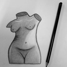Busto claro/oscuro. Un proyecto de Dibujo anatómico de lara_albiacc - 10.03.2024