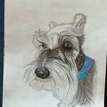 Mi proyecto del curso: Retratos de Mascotas en Lápices de Colores. Traditional illustration, and Naturalistic Illustration project by Azareel Gasca - 03.10.2024