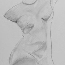 D.A DIBUJO BUSTO "CLARO/OSCURO" Ein Projekt aus dem Bereich Traditionelle Illustration von Ann - 10.03.2024