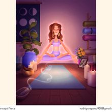 The Yoga Teacher. Animation, Character Design, Costume Design, 2D Animation, Digital Illustration, and Concept Art project by Rodrigo Raposo - 03.11.2024