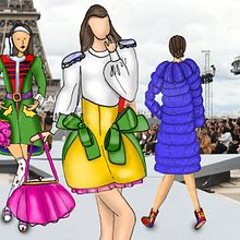 My project for course: Fashion Sketch Illustration Ein Projekt aus dem Bereich Traditionelle Illustration, Skizzenentwurf, Modedesign, Digitale Zeichnung und Mode-Illustration von Annelies Bolijn - 12.03.2024