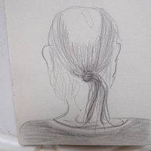 1ier test sur la construction d'un visage. Un projet de Conception de personnages de Valérie M-BM - 12.03.2024