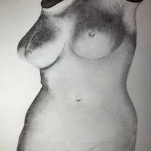 Torso i llum . Pencil Drawing project by Laura Cortés - 03.12.2024