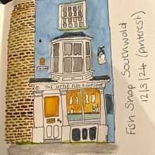 My project for course: Watercolor Urban Illustration: Portray your City Ein Projekt aus dem Bereich Malerei, Zeichnung, Aquarellmalerei und Architektonische Illustration von vic_c_james - 12.03.2024