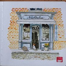 Mon projet du cours : Illustration urbaine à l'aquarelle : peignez votre ville. Painting, Drawing, Watercolor Painting, and Architectural Illustration project by Atita Gibon - 03.12.2024