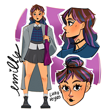Meu projeto do curso: Desenho de personagens repletos de carisma. Design de personagens, Esboçado, Desenho, Stor, telling, Stor, board, Desenho artístico, e Narrativa projeto de Luana Veigas - 07.03.2024