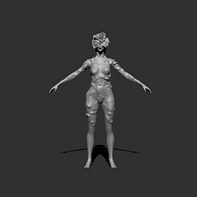 Mi proyecto del curso: Modelado en ZBrush: del concept art a la criatura final. Projekt z dziedziny 3D,  Modelowanie 3D, Gr, komputerowe, Concept art i Projektowanie postaci 3D użytkownika Agustin Lovera - 13.03.2024