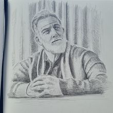 My project for course: Fundamentals of Portrait Drawing with Pencil. Un proyecto de Bellas Artes, Dibujo a lápiz, Dibujo, Dibujo realista y Dibujo artístico de Alex Donald - 13.03.2024