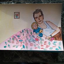 Il mio progetto del corso: Illustrazione giocosa con acquerello e matite colorate. Un progetto di Illustrazione tradizionale, Pittura, Pittura ad acquerello, Disegno di ritratti e Disegno con matite colorate di supremecastle_claudia - 13.03.2024