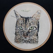 My cat Kirk . Embroider project by eleonir_zerlin - 03.02.2024