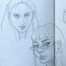 My project for course: Portrait Sketchbooking: Explore the Human Face Ein Projekt aus dem Bereich Skizzenentwurf, Zeichnung, Porträtzeichnung, Artistische Zeichnung und Sketchbook von Luz Ladrón de Guevara - 04.03.2024