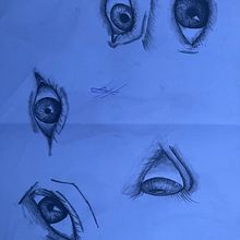 Projecte de Part del cos : Ulls. Un progetto di Disegno a matita di Fernando Torrez - 13.03.2024