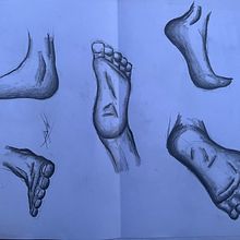 Projecte de Part del Peu. Un progetto di Disegno a matita di Fernando Torrez - 13.03.2024