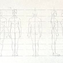 Ejercicio de proporción. Desenho artístico projeto de álex pizarro - 14.03.2024