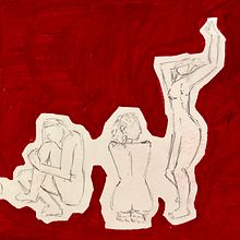 Bocetos figuras del cuerpo. Desenho artístico projeto de álex pizarro - 14.03.2024