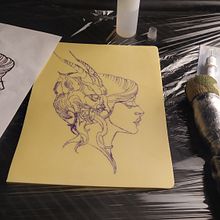 Mi proyecto del curso: Técnicas de tatuaje blackwork con línea fina. Tattoo Design project by Stefano Santillan Andrade - 03.14.2024