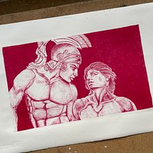 Hombre y mujer se exige, el amor se sugiere . Un proyecto de Grabado de Larisa Rivera - 23.10.2022