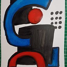 My project for course: Composition Design for Abstract Art. Design, Traditional illustration, Fine Arts, Graphic Design, and Digital Design project by Gökşen Parlatan - 03.13.2024