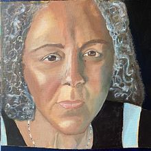 Self portrait . Painting project by vconmy - 03.15.2024