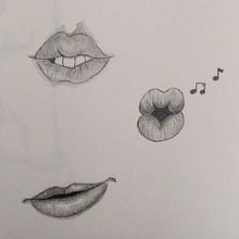 DA - Boca. Pencil Drawing, and Realistic Drawing project by Victor Martinez - 03.10.2024