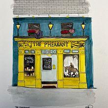 My project for course: Watercolor Urban Illustration: Portray your City. Painting, Drawing, Watercolor Painting, and Architectural Illustration project by Sinead Poznanski - 03.15.2024