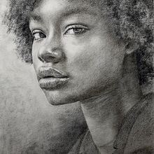 Mon projet du cours : Portrait réaliste au fusain. Traditional illustration, Fine Arts, Drawing, Portrait Drawing, and Realistic Drawing project by alain Masset - 03.15.2024