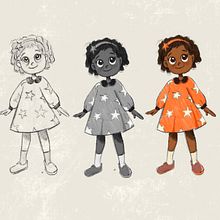 Meu projeto do curso: Ilustração e design de personagens para contos infantis. Un progetto di Illustrazione tradizionale, Character design, Illustrazione infantile e Narrativa di Thamara Elisa Oliveira - 15.03.2024