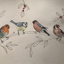 Mon projet du cours : Techniques artistiques d'aquarelle pour illustrer les oiseaux. Un proyecto de Ilustración tradicional, Pintura a la acuarela, Dibujo realista e Ilustración naturalista				 de Sylvie Perret Caranton - 15.03.2024