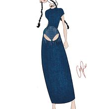 Mi proyecto del curso: Estilismo y diseño de vestuario para espectáculos @a.ndre4p . Fashion Design project by Andrea de Los Ángeles Pech Noh - 03.16.2024