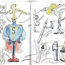 Mein Abschlussprojekt für den Kurs: Die Sketching Kunst: Transformiere Skizzen in Kunst. Un projet de Illustration traditionnelle, Dessin au cra, on, Dessin , et Carnet de croquis de Diana Baumgarten-Höller - 16.03.2024