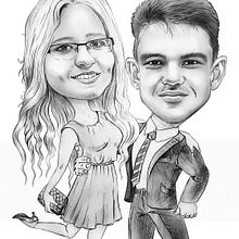 Mein Abschlussprojekt für den Kurs: Karikaturporträt mit Graphit Ein Projekt aus dem Bereich Traditionelle Illustration, Zeichnung und Porträtzeichnung von Jennifer Laura Zimmermann - 16.03.2024