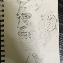 Portrait sketchbooking : explore the human face. Traditional illustration project by xphrhcjpbd - 03.07.2024