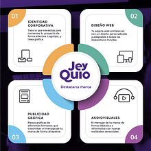 Jey Quio - Destaca tu marca. Br, ing, Identit, Graphic Design, Advertising, and 2D Animation project by jey_quio - 03.10.2024