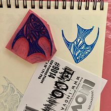 My project for course: Introduction to Block Printing. Projekt z dziedziny Trad, c, jna ilustracja, Craft, Pattern design, Stemple, Grawerstwo, Druk tekst i ln użytkownika joanne.ritter - 16.03.2024