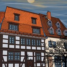 Mein Projekt: Illustration mittelalterliche Gebäude. Digital Illustration, Digital Architecture, Drawing, Traditional illustration, Architecture, Graphic Design, Realistic Drawing, and Textile Design project by brigitte_41 - 03.17.2024