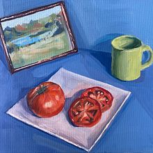 My project for course: Oil Painting for Beginners. Un proyecto de Bellas Artes, Pintura y Pintura al óleo de Louise Young - 17.03.2024