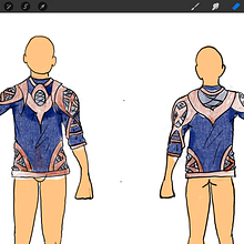 Manga Kleidung Design Mittelalter, Manga Clothing Design middle Ages. Un progetto di Design di saskia jäkel - 17.03.2024