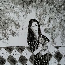 Mon projet du cours : Illustration d’inspiration japonaise à l’encre de Chine. Un projet de Illustration traditionnelle, Dessin et Illustration à l'encre de sofor9 - 17.03.2024
