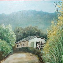 Meu projeto do curso: Pintura de paisagem a óleo: explore o poder da luz. Traditional illustration, Fine Arts, Pencil Drawing, Oil Painting, and Naturalistic Illustration project by Alexandre Paixão - 03.15.2024