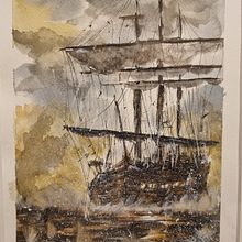 Il mio progetto del corso: Pittura suggestiva ad acquerello: crea illustrazioni avvincenti. Fine Arts, Painting, and Watercolor Painting project by dinapoli_luca_ldn - 03.17.2024